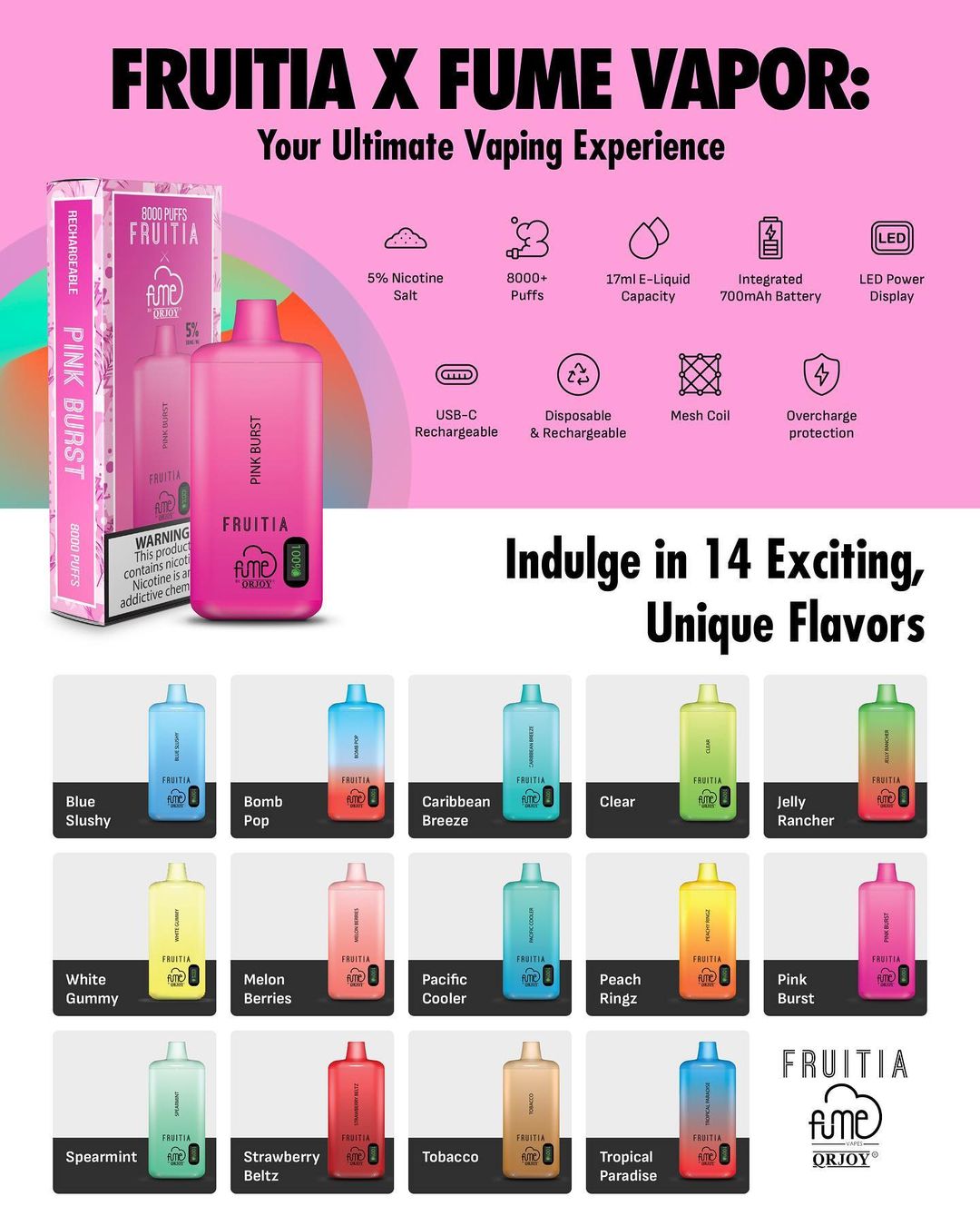 Fume Fruitia 8000