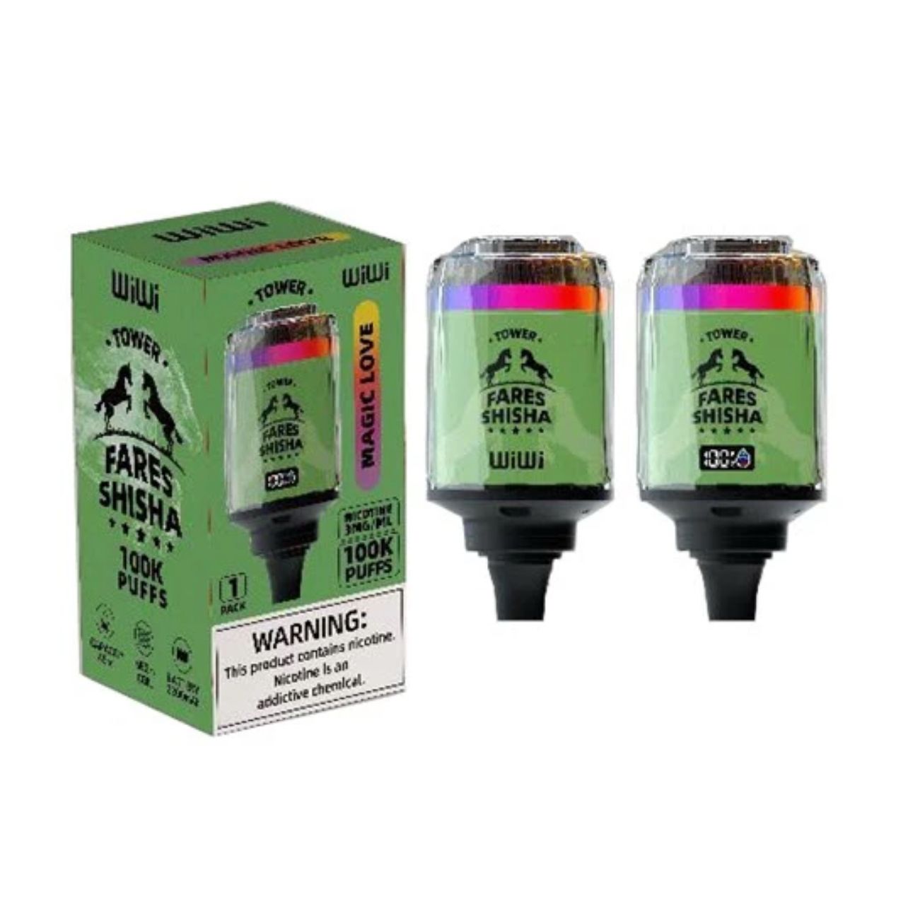 Wiwi Tower shisha 100,000puff