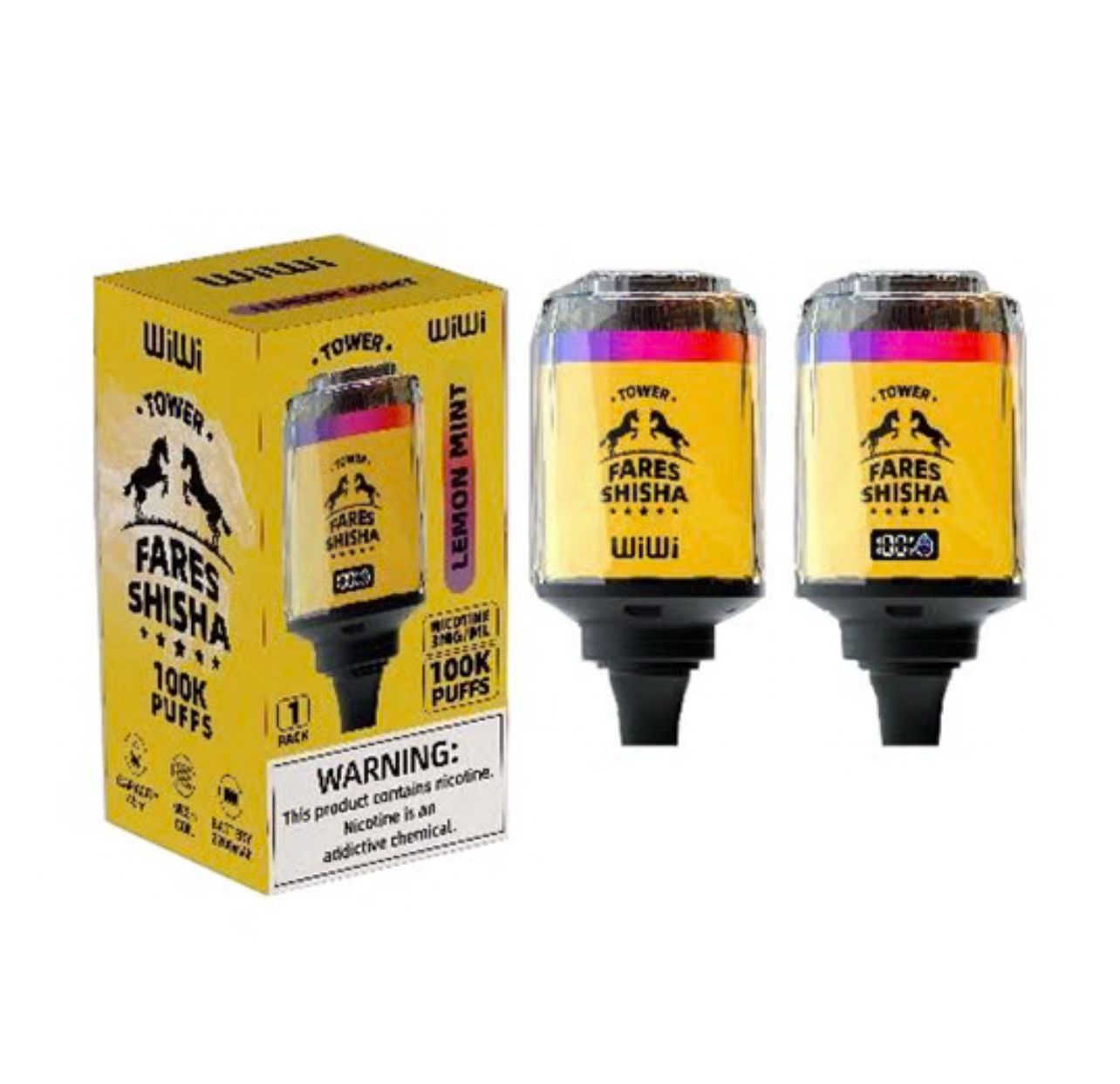 Wiwi Tower shisha 100,000puff