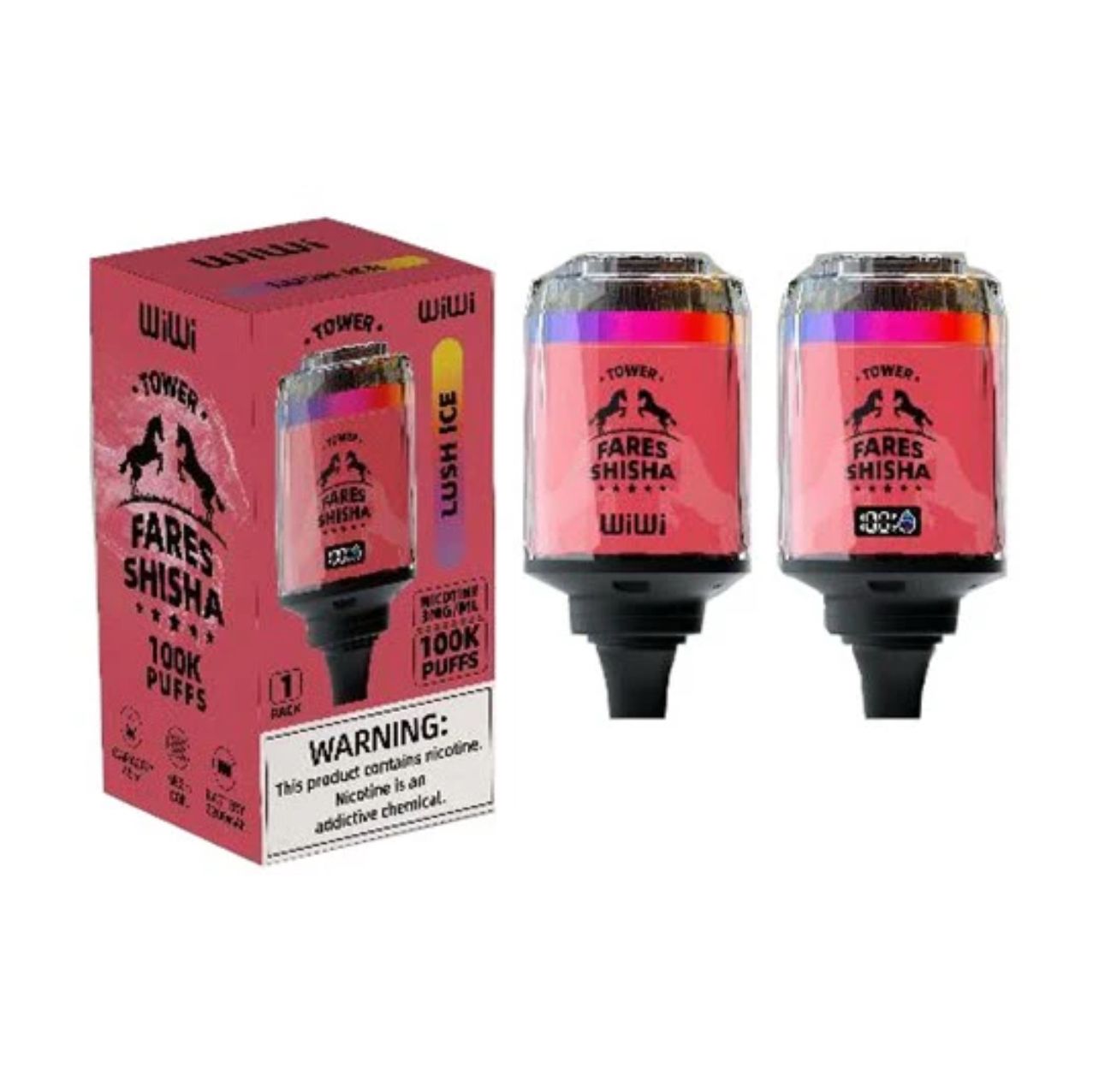 Wiwi Tower shisha 100,000puff