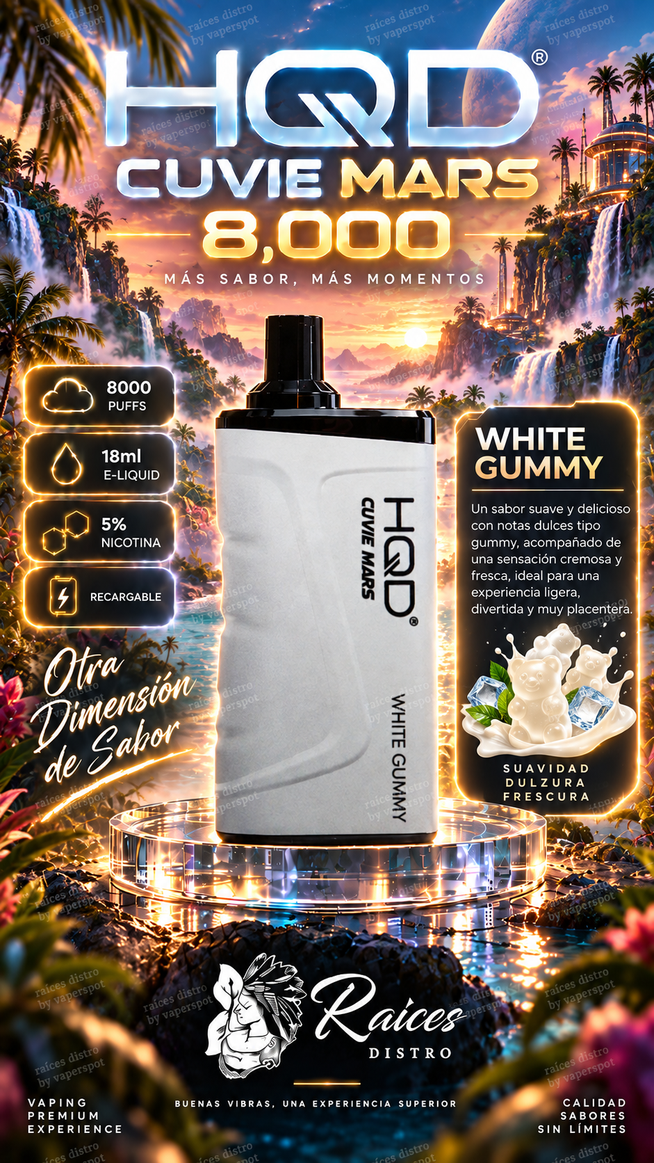 HQD CUVIE MARS 8,000