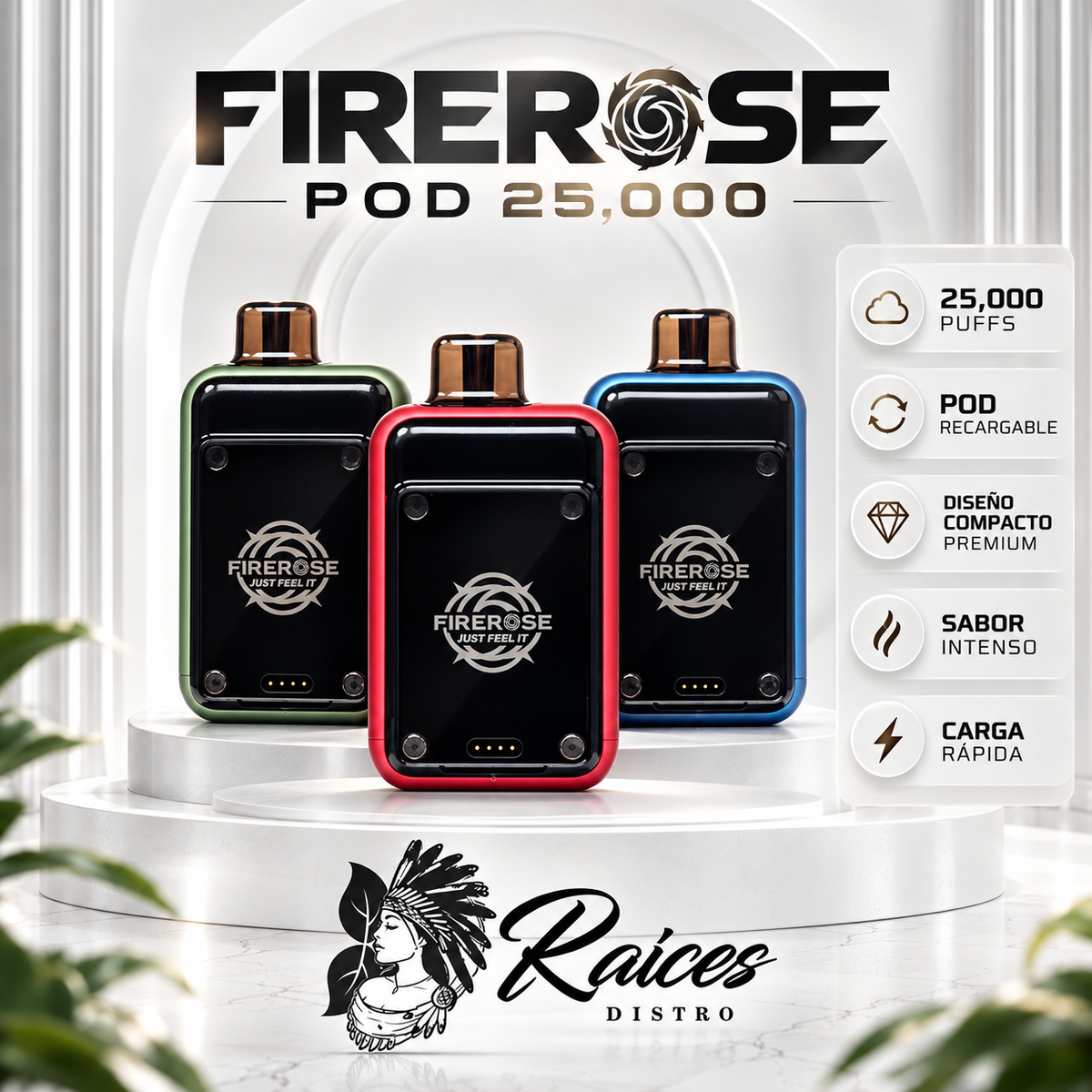 FIREROSE POD 25,000