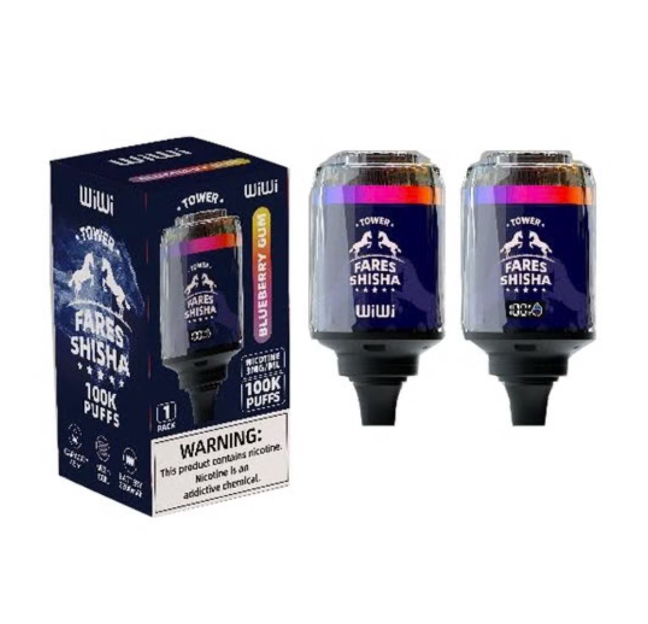 Wiwi Tower shisha 100,000puff