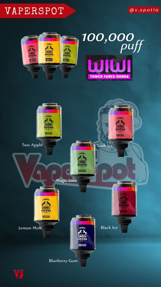 Wiwi Tower shisha 100,000puff