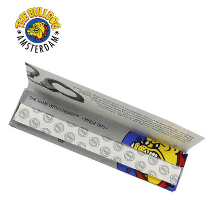 Bulldog Rolling Paper Silver Short 1 1/8