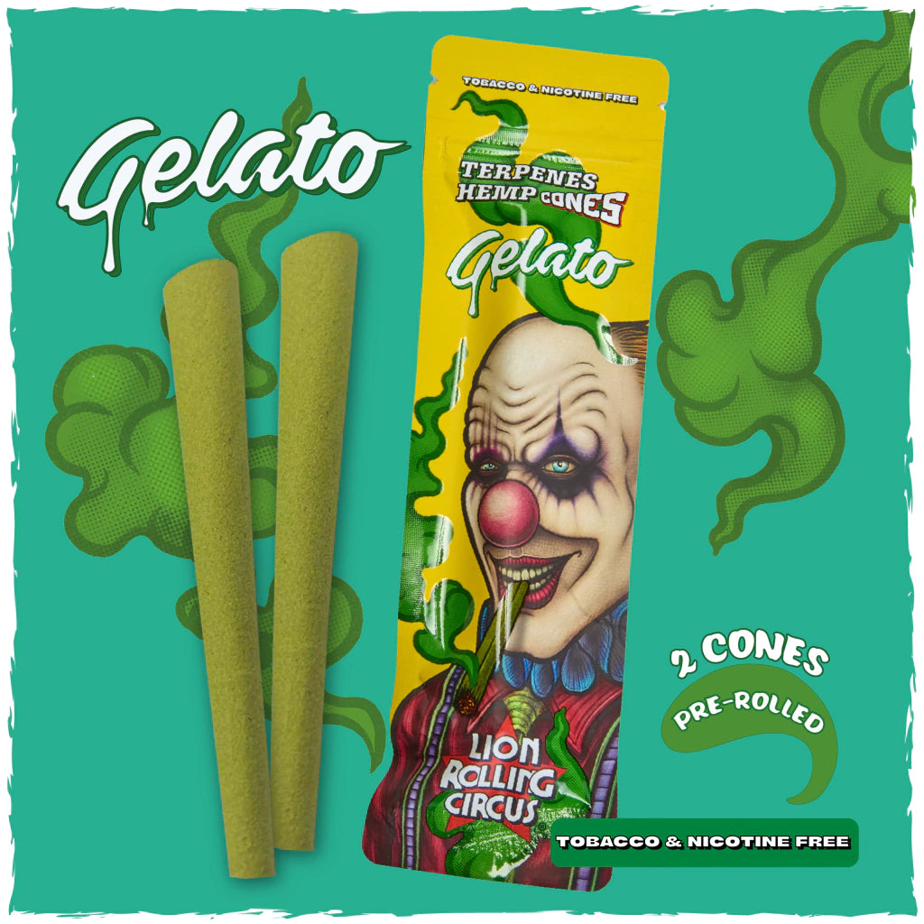 Lion Rolling Circus hemp Cones