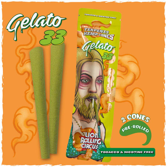 Lion Rolling Circus hemp Cones