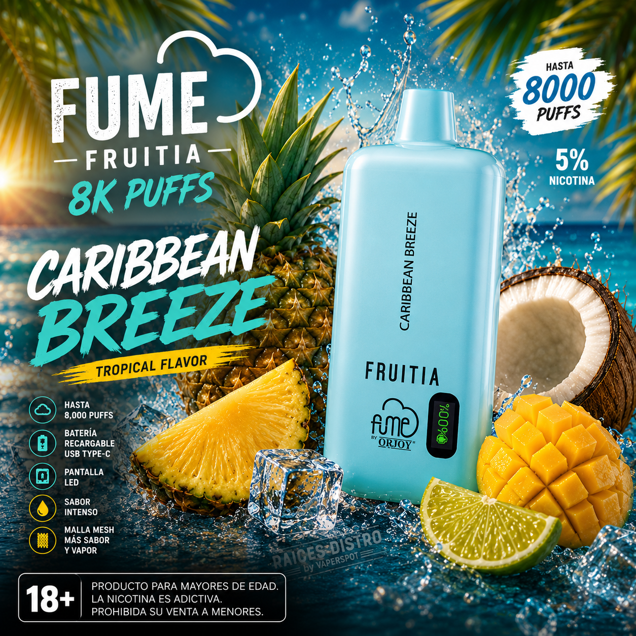 Fume Fruitia 8000