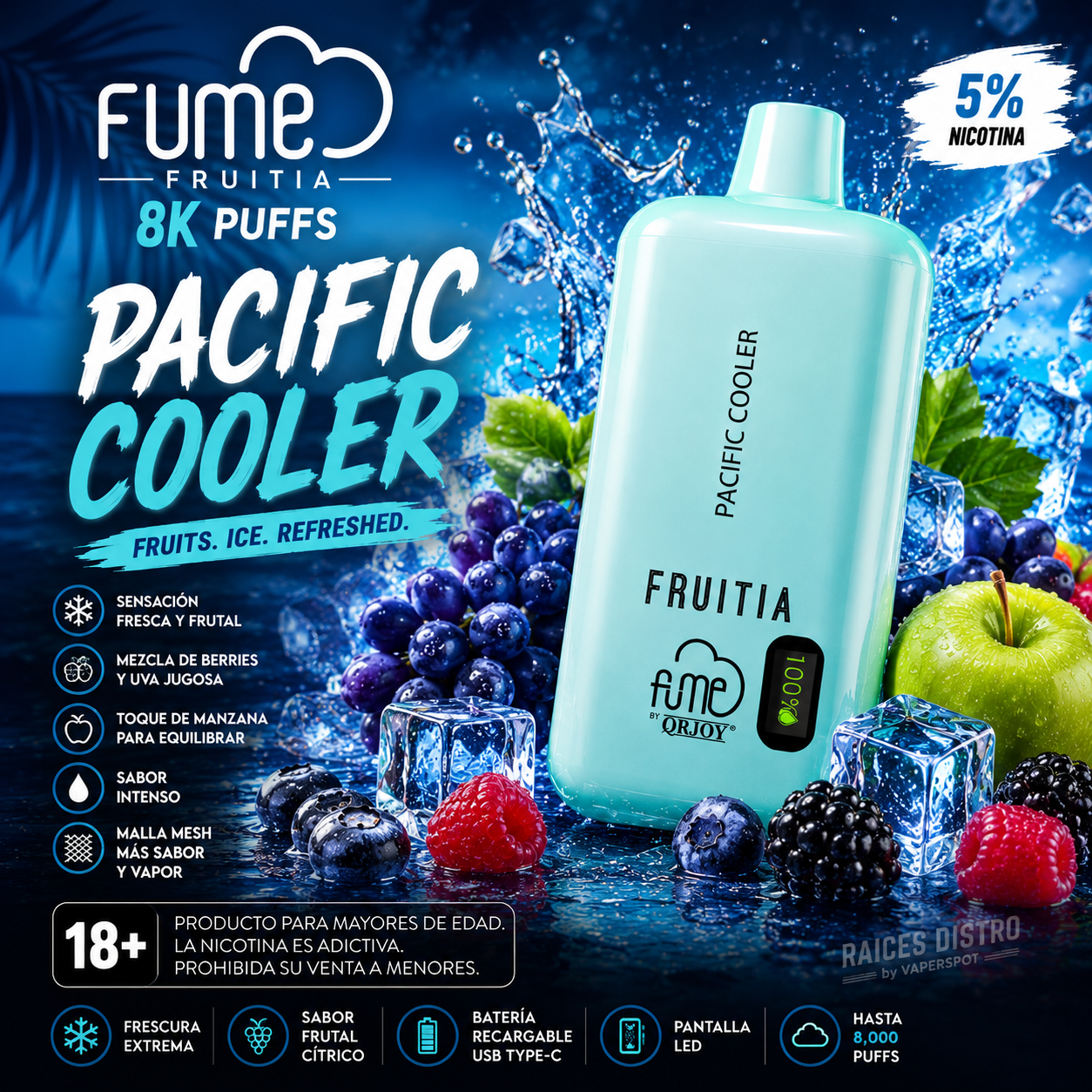 Fume Fruitia 8000