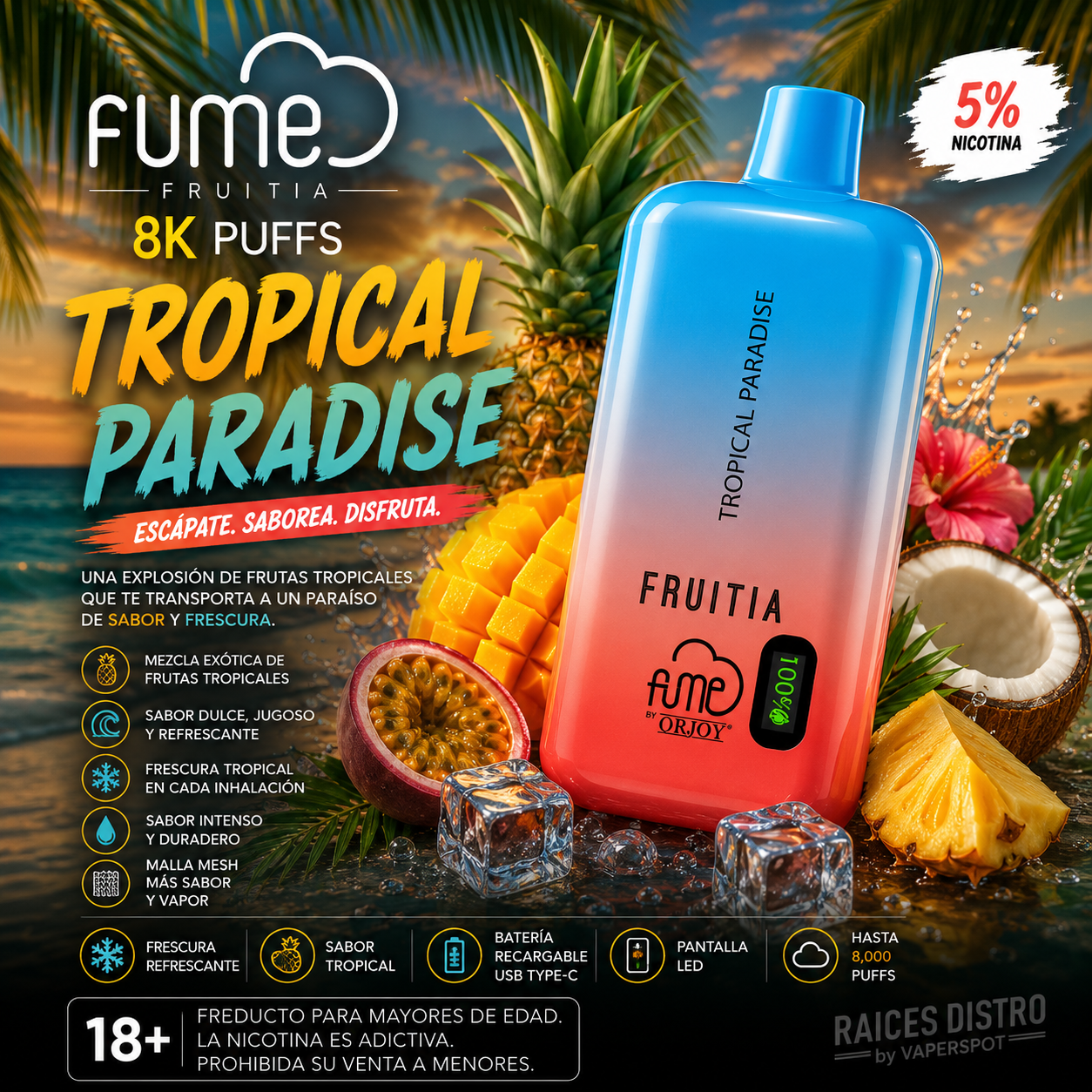Fume Fruitia 8000