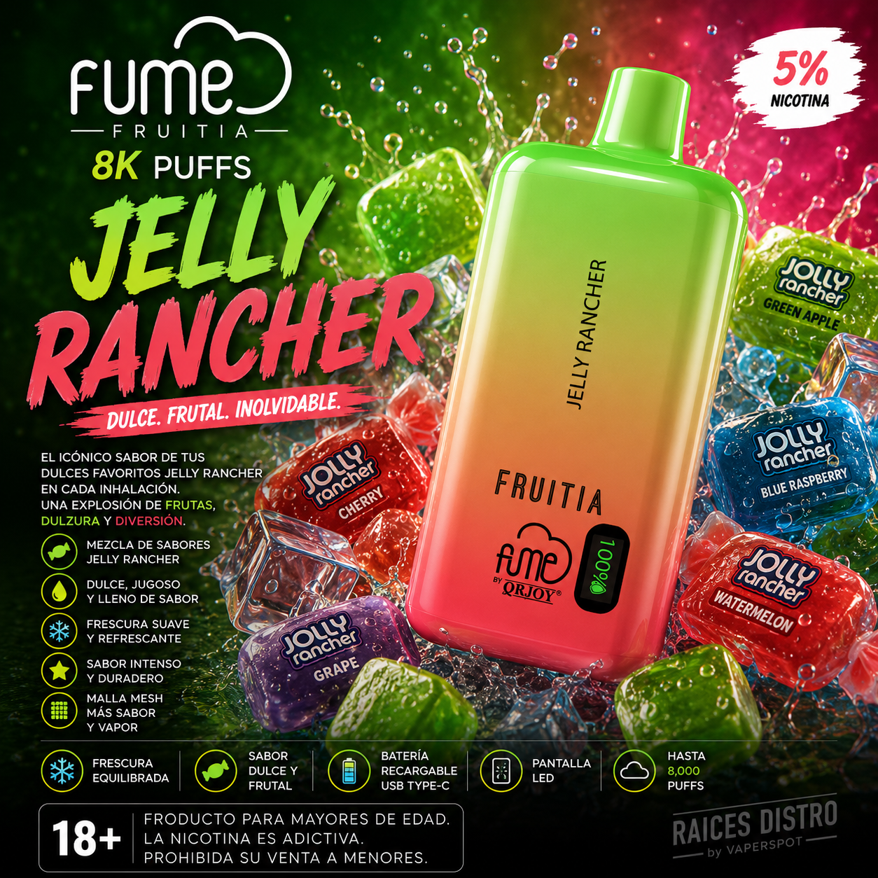 Fume Fruitia 8000