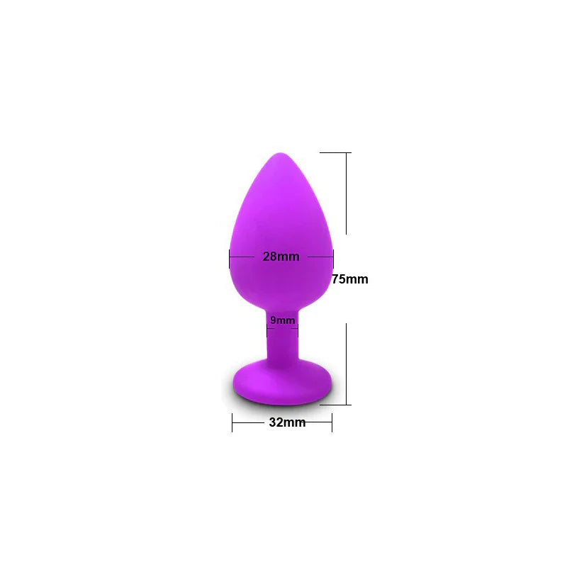 Plug Anal Joya/silicon chico +18