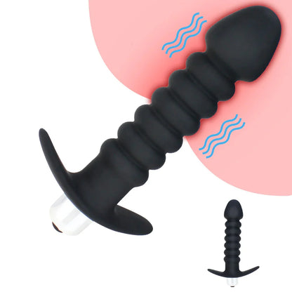 Plug Anal Anatomico vibratorio de silicona +18