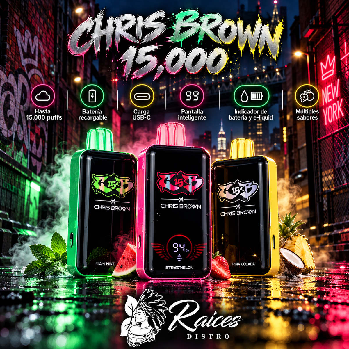 CHRIS BROWN 15,000