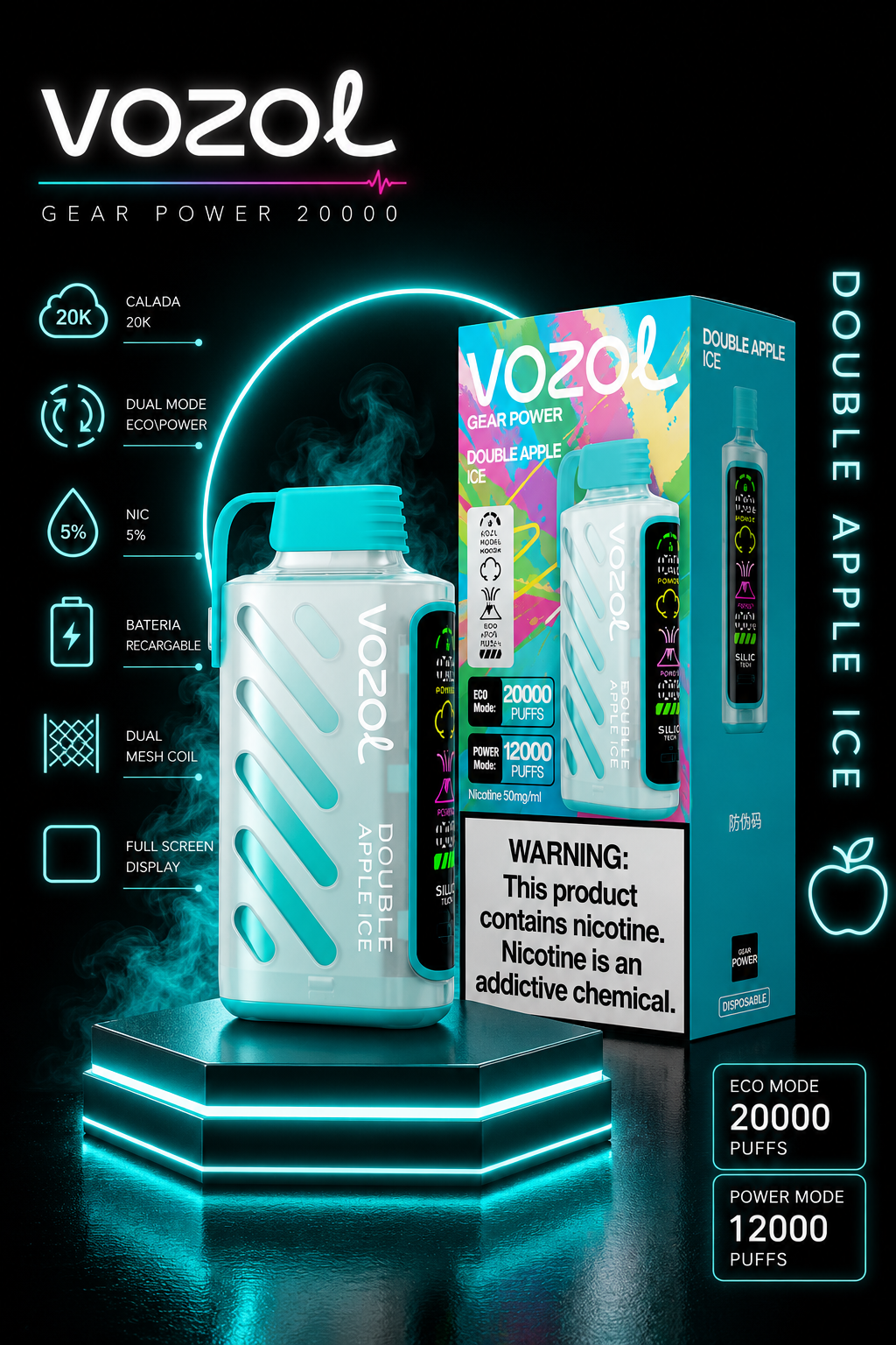 Vozol gear power 20000