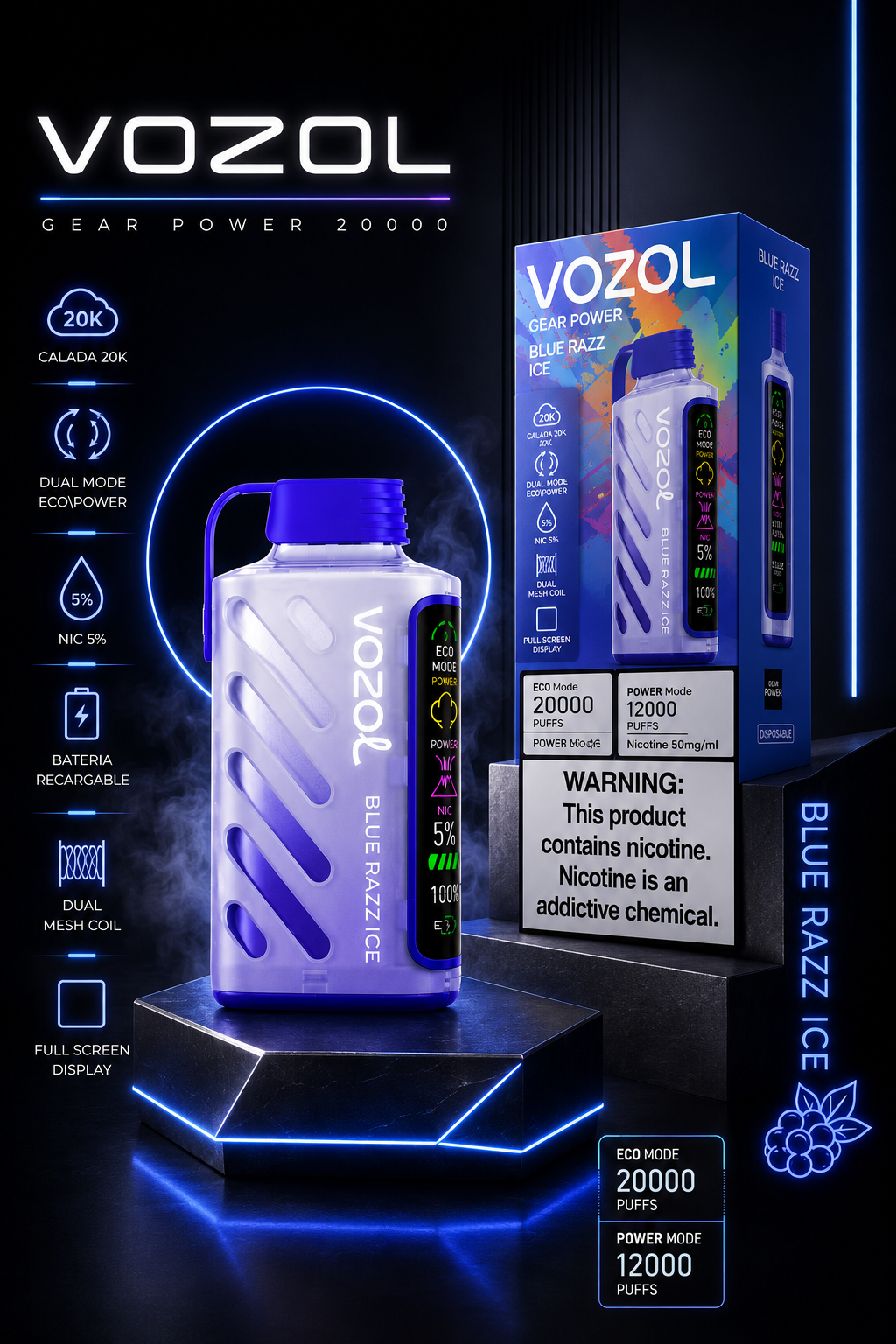 Vozol gear power 20000