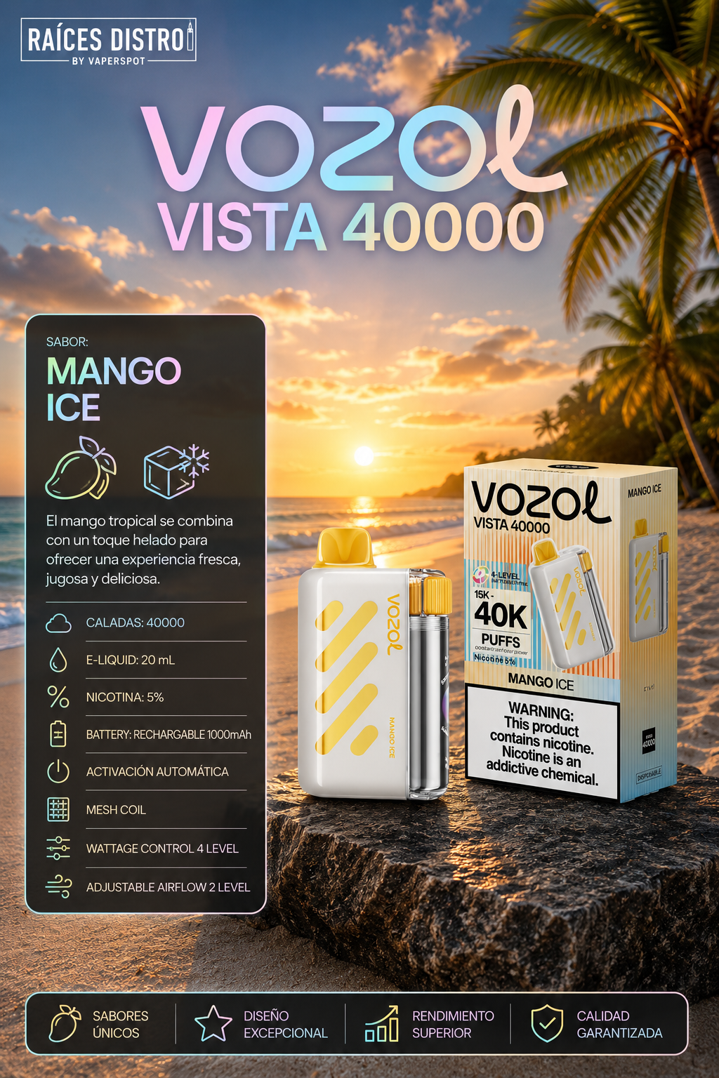 Vozol Vista 40,000