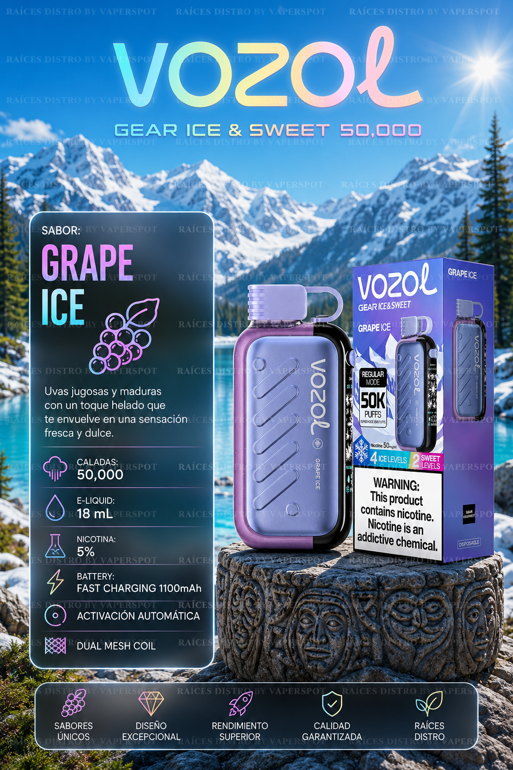 Vozol Gear Ice&Sweet 50,000