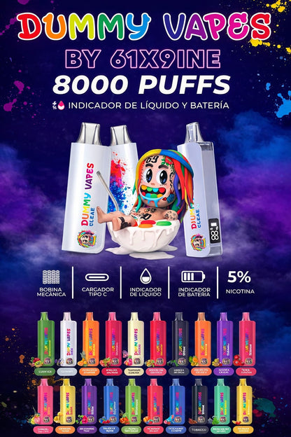 DUMMY VAPES X 6IX9INE 8000