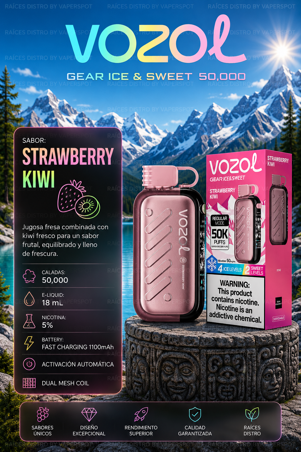 Vozol Gear Ice&Sweet 50,000