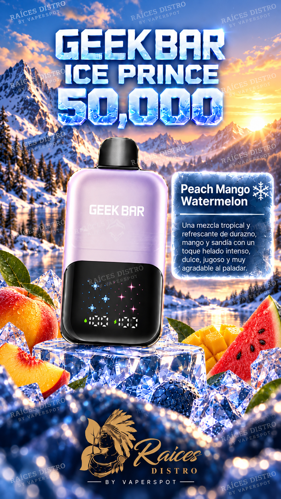 GEEKBAR ICE PRINCE 50,000