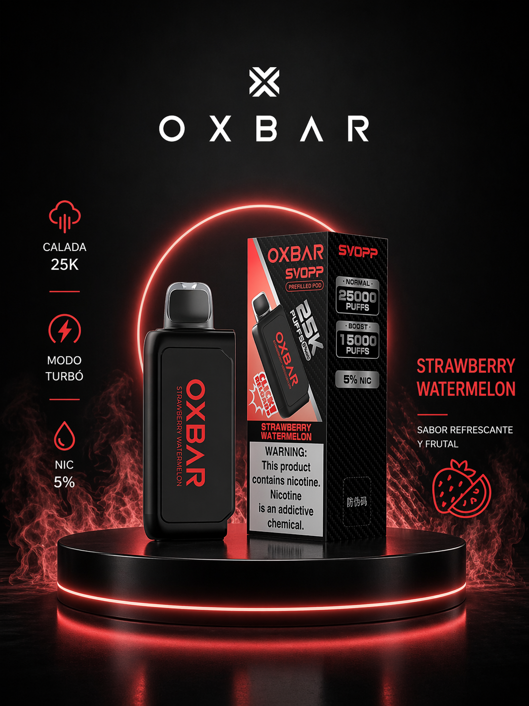OXBAR POD 25,000