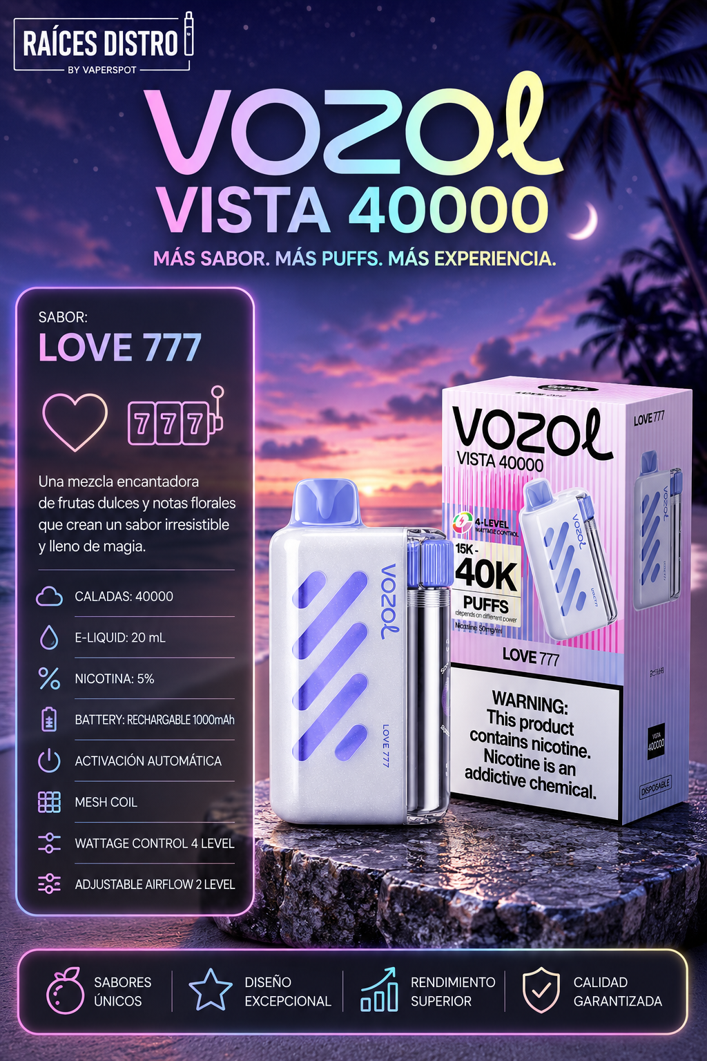 Vozol Vista 40,000