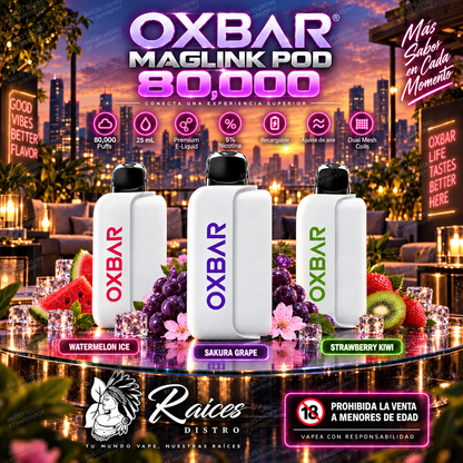 OXBAR MAGLINK POD 80,000