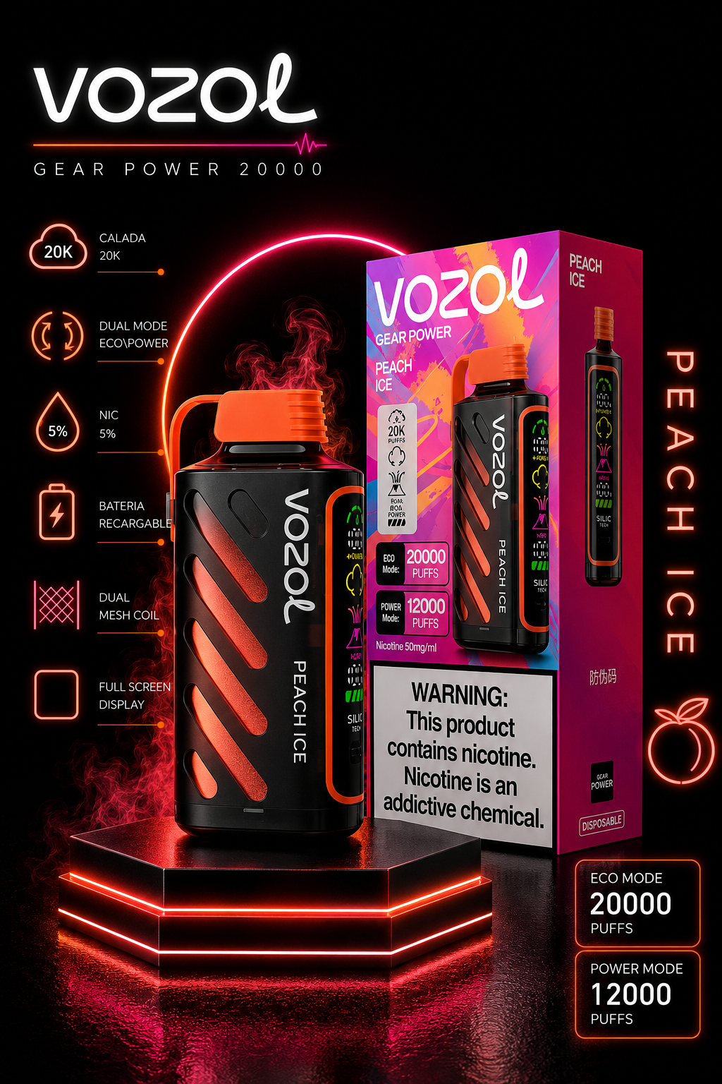 Vozol gear power 20000
