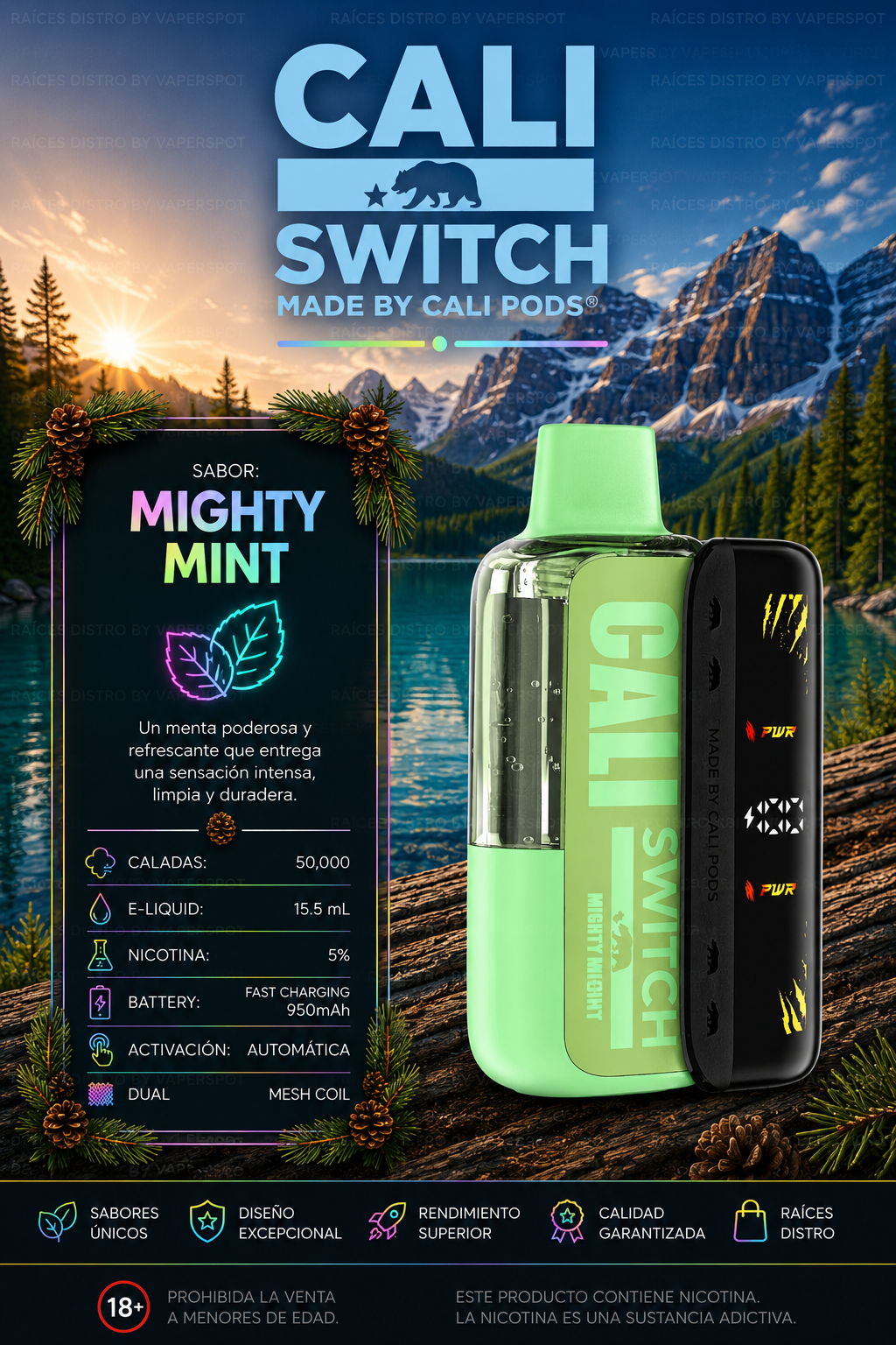 CALI SWITCH KIT 50,000