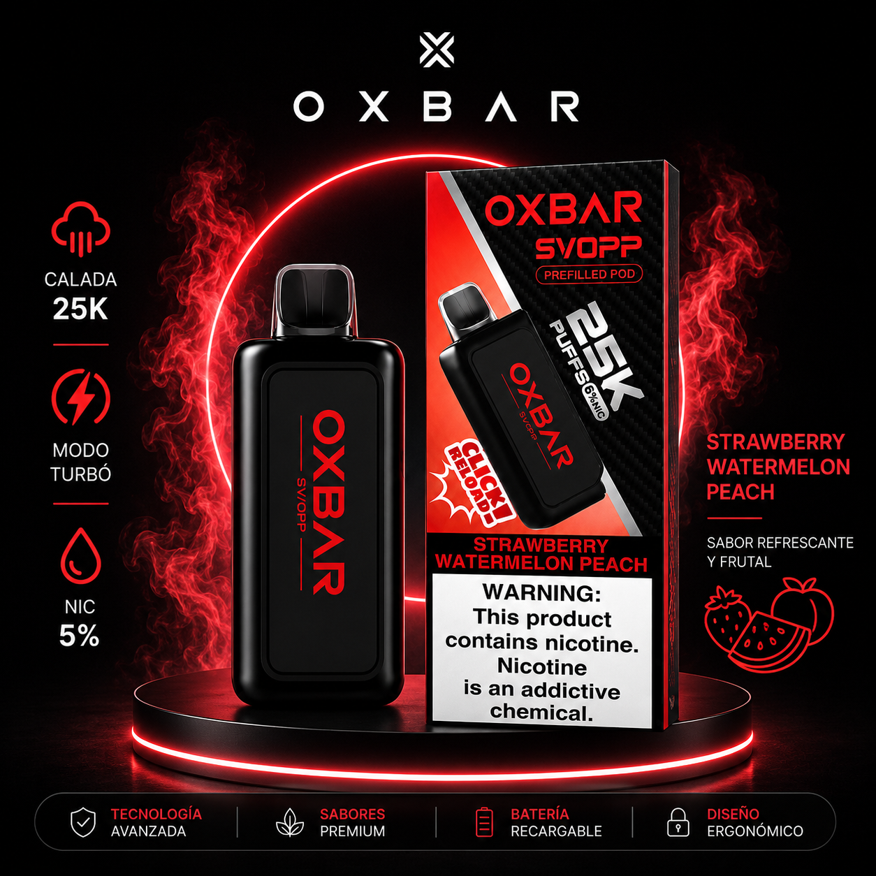 OXBAR POD 25,000