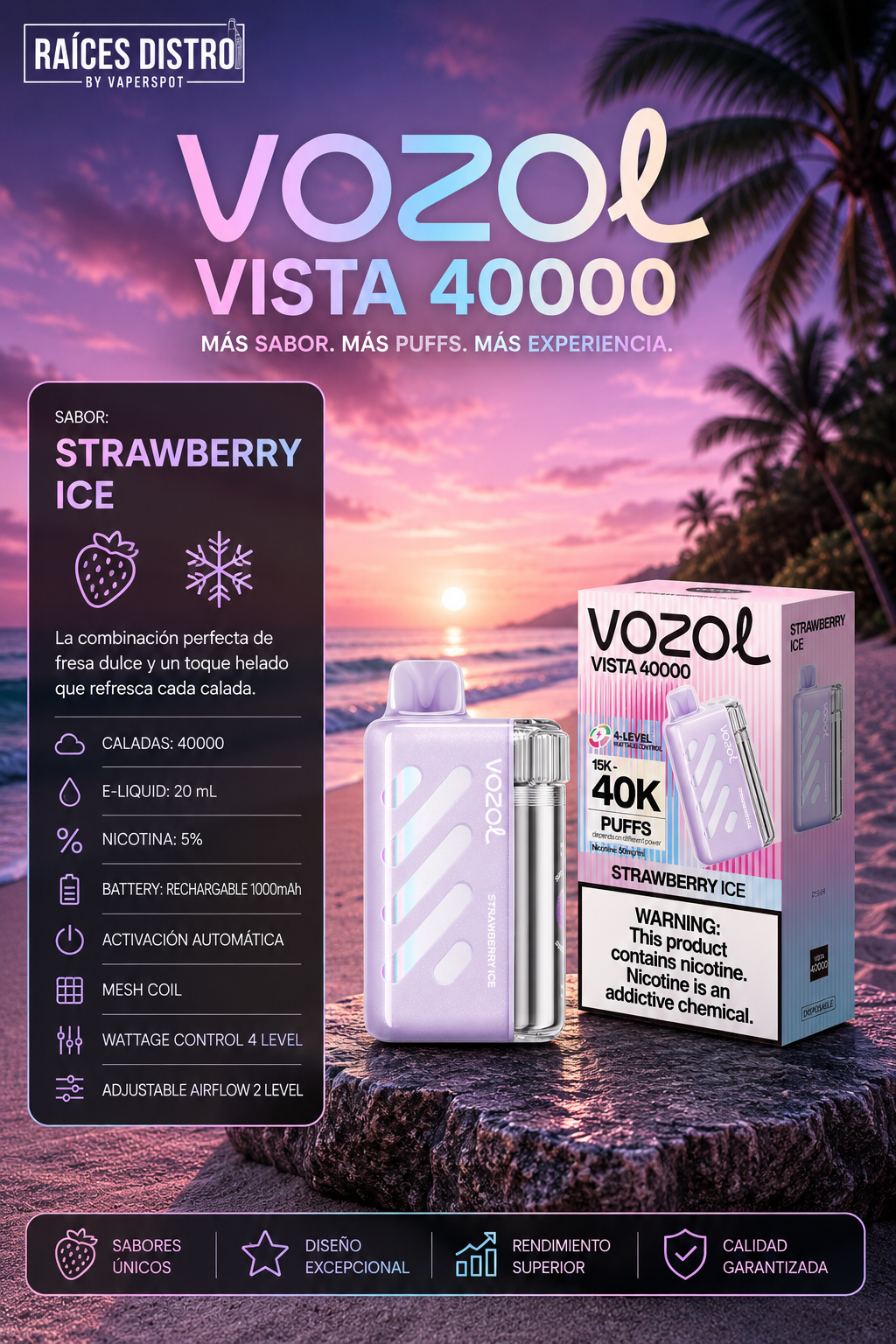 Vozol Vista 40,000