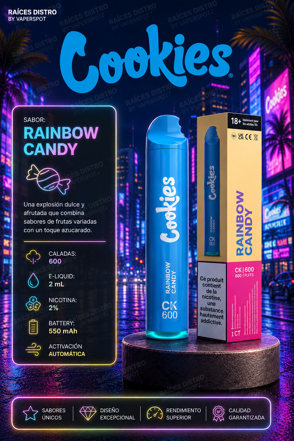 Cookies 600 puff