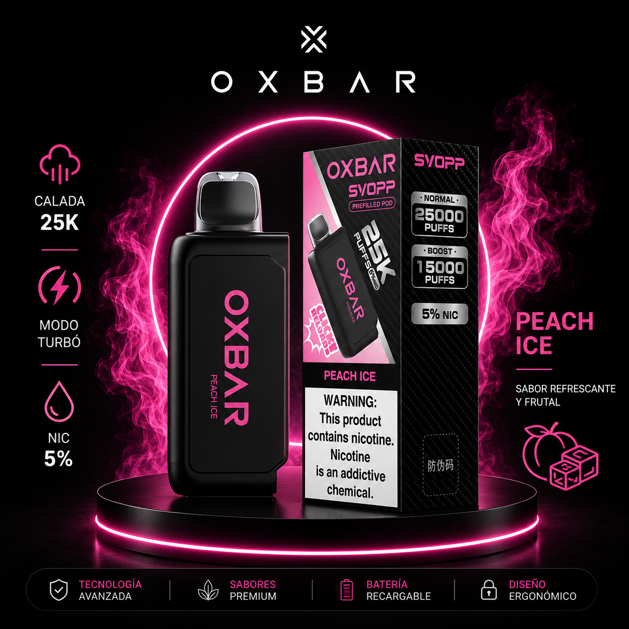 OXBAR POD 25,000