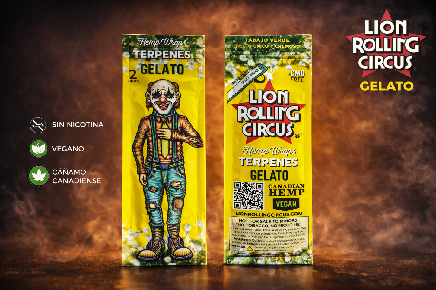 Lion Circus Hemp Wrap