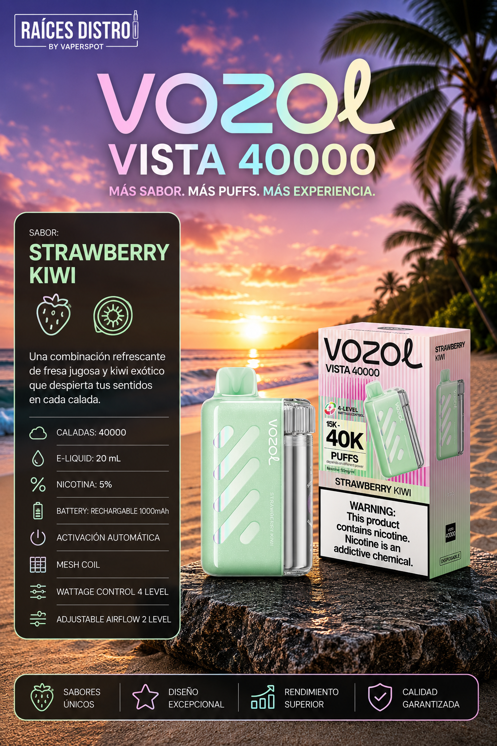 Vozol Vista 40,000