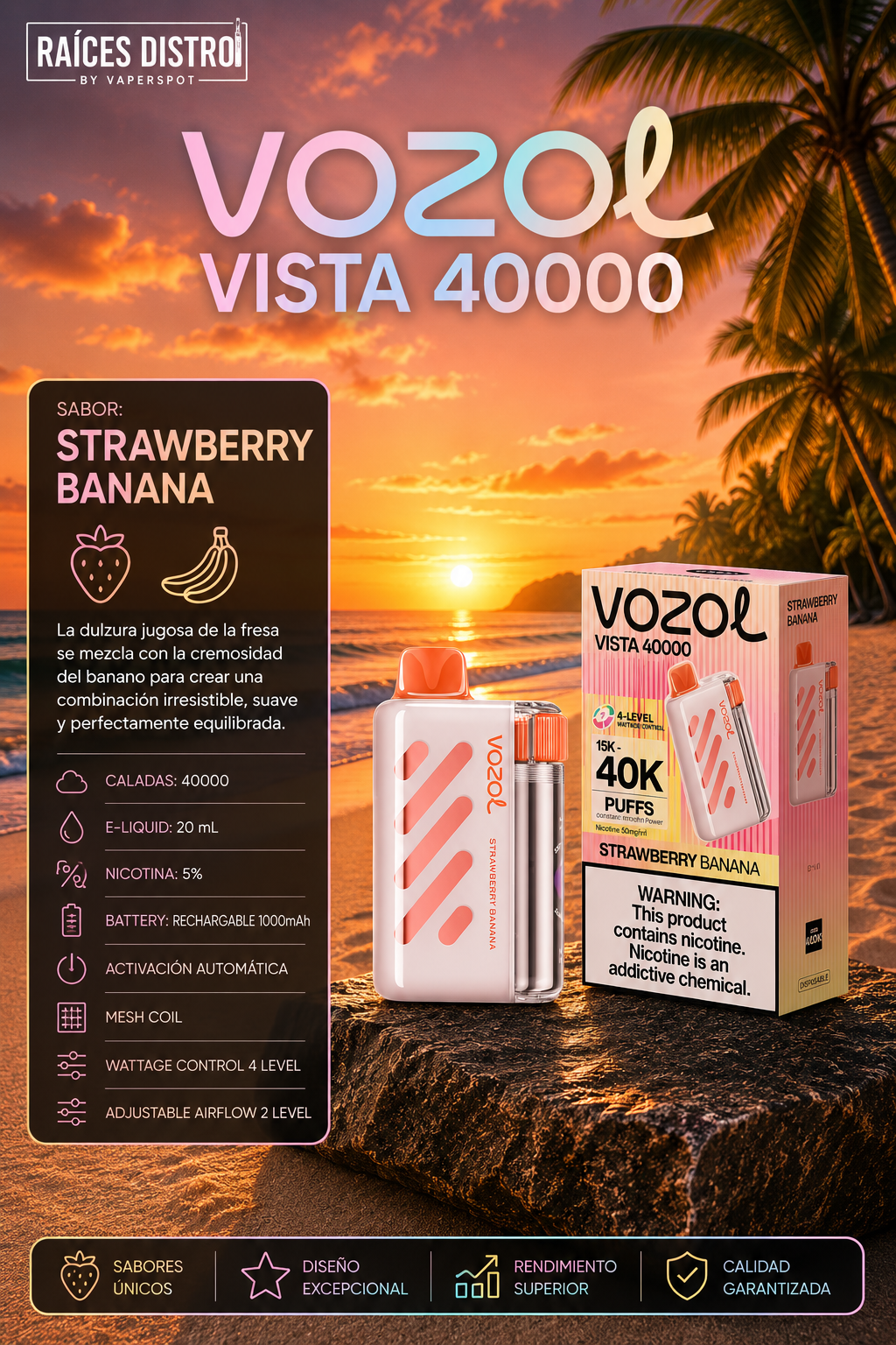Vozol Vista 40,000