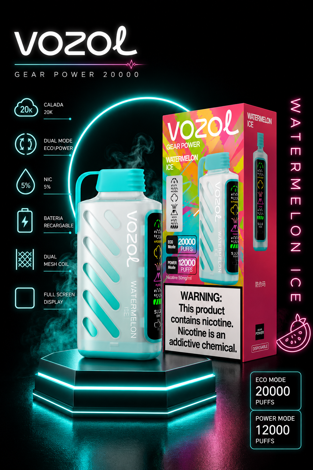 Vozol gear power 20000