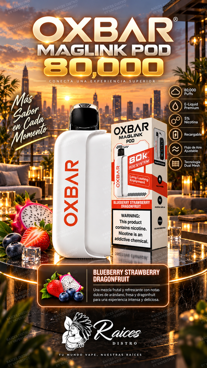 OXBAR MAGLINK POD 80,000