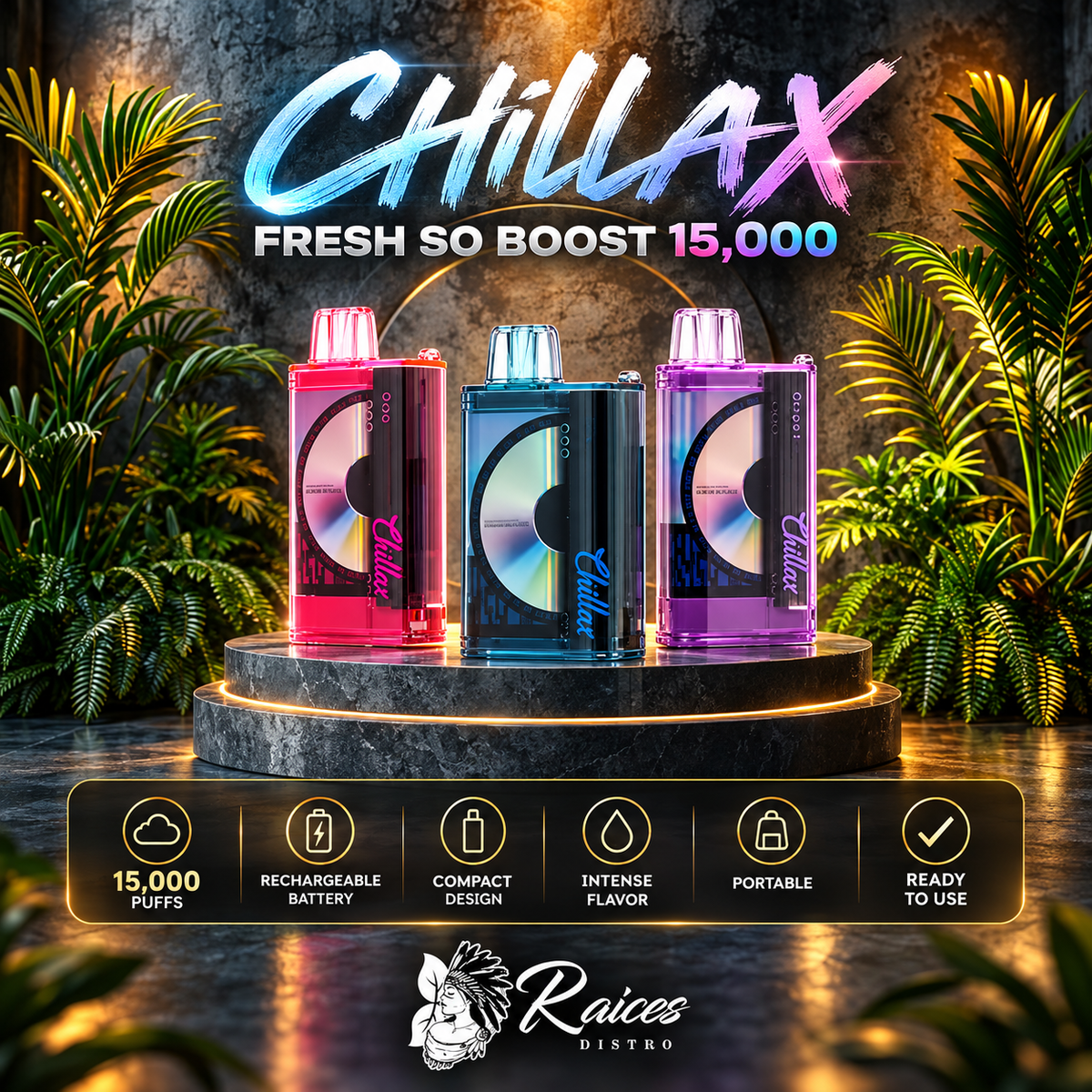 CHILLAX FRESH SO BOOST 15,000