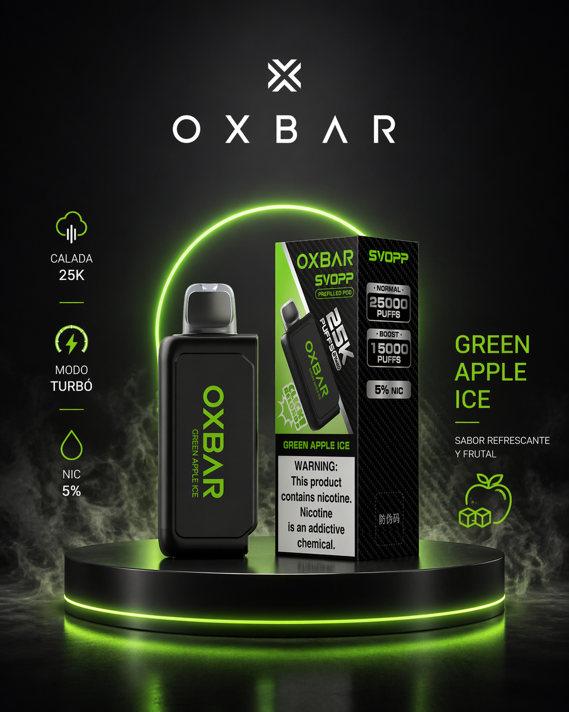 OXBAR POD 25,000