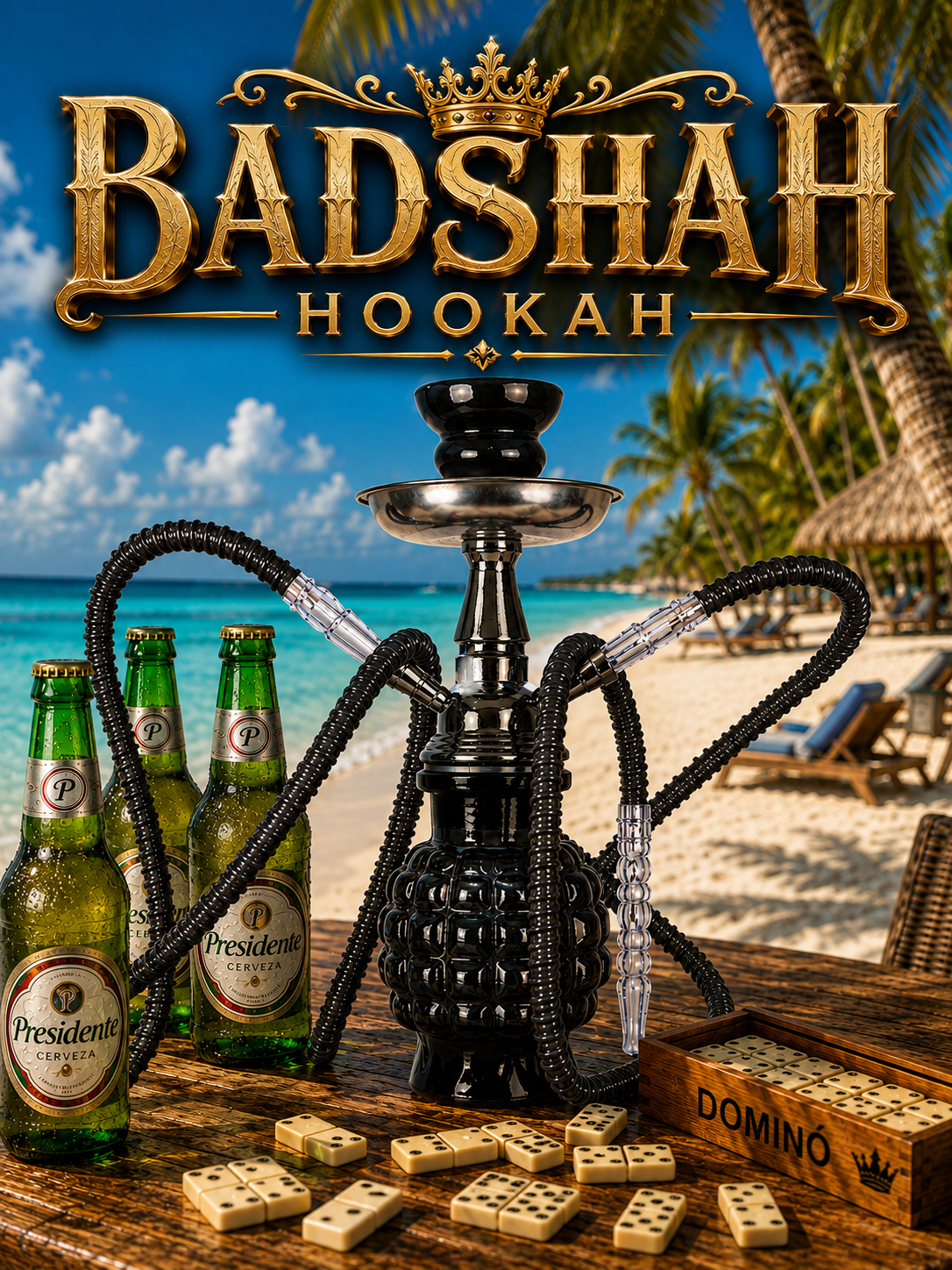 Hooka plastica Doble