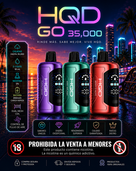 HQD GO 35,000