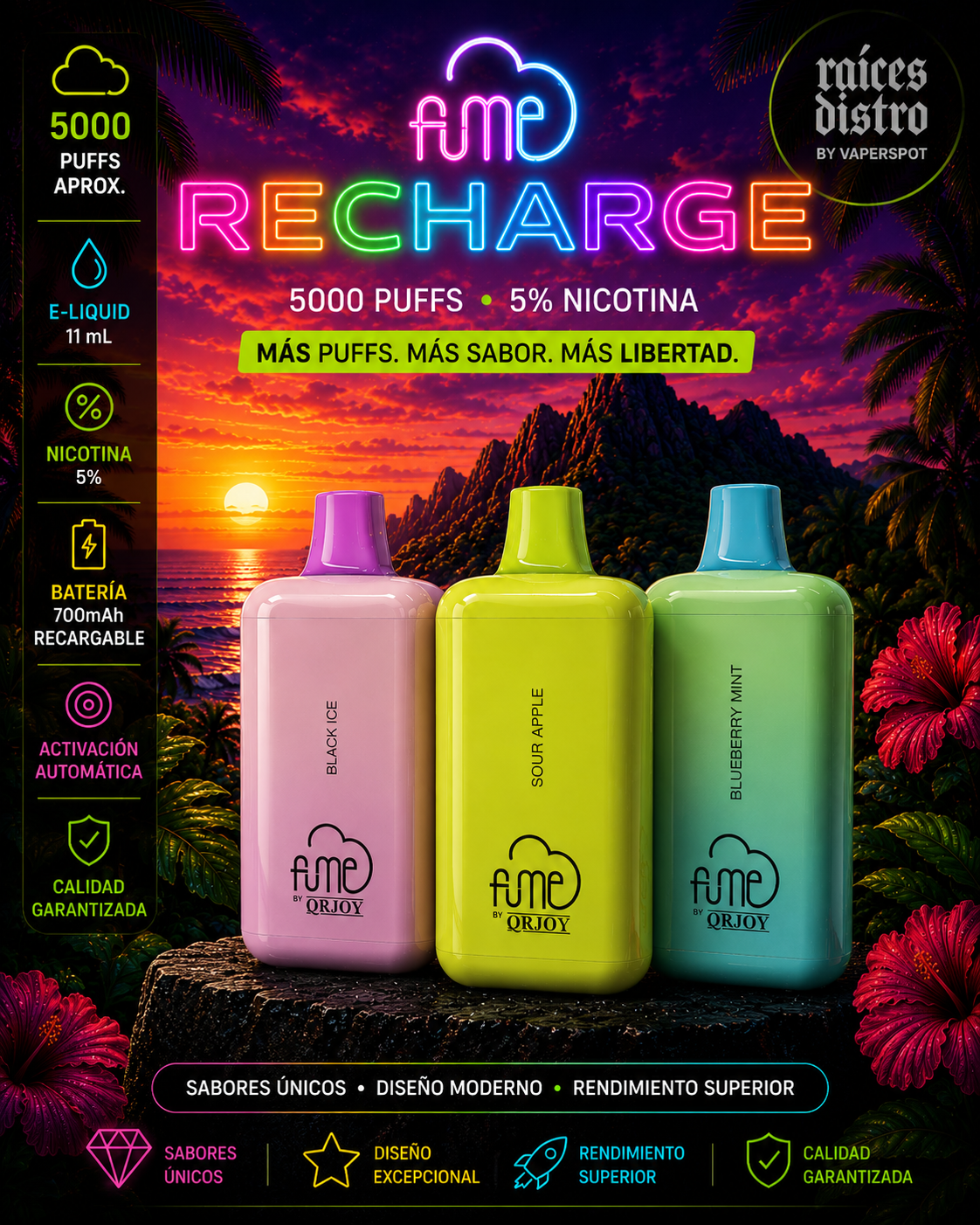 FUME RECHARGE 5000