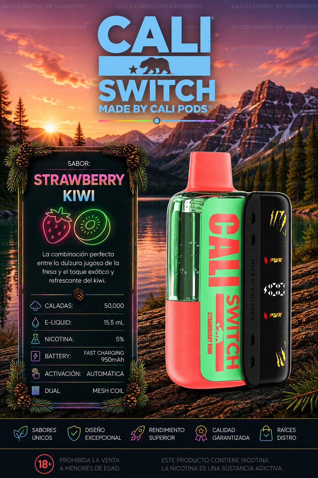 CALI SWITCH KIT 50,000