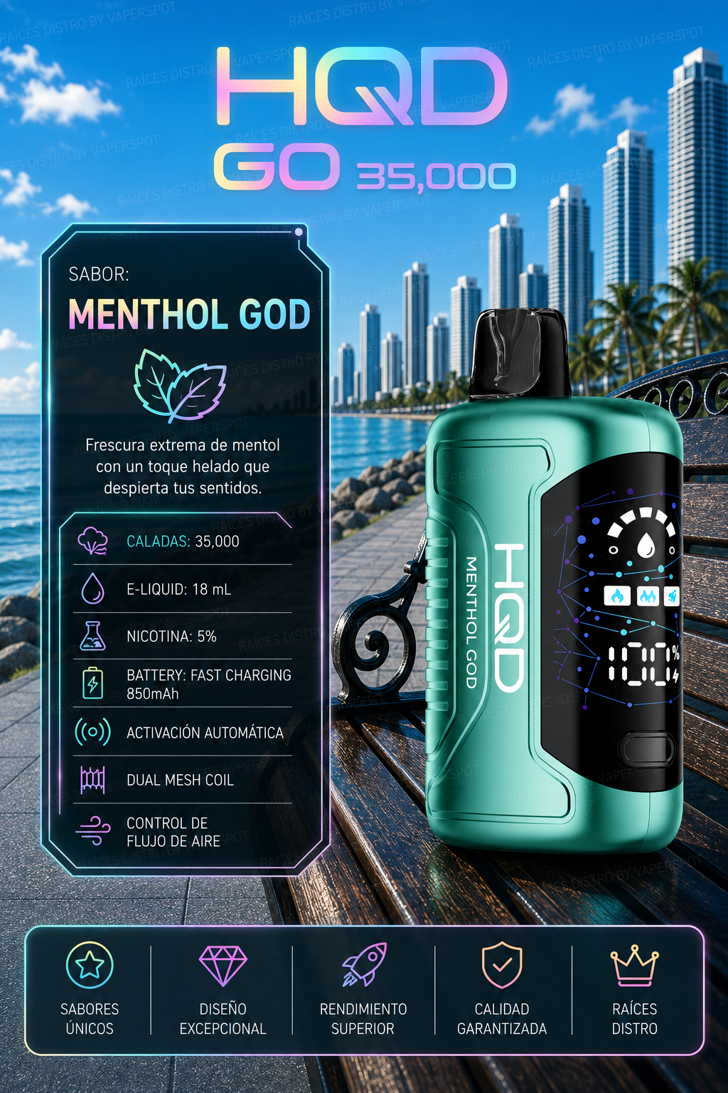 HQD GO 35,000