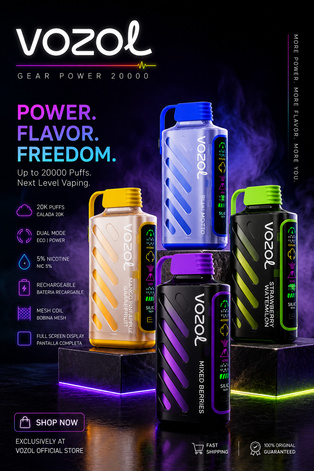 Vozol gear power 20000