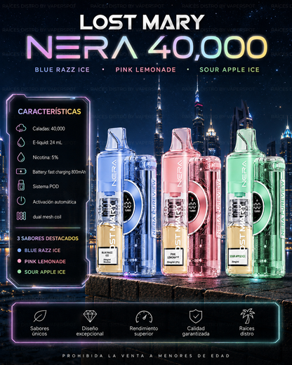 Lost Mary nera 40,000