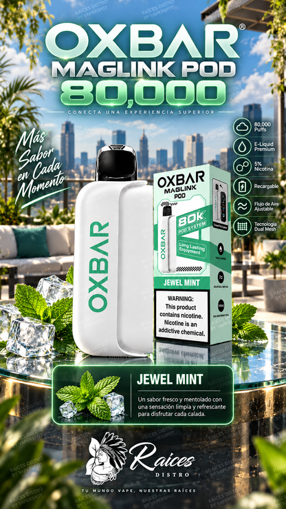 OXBAR MAGLINK POD 80,000