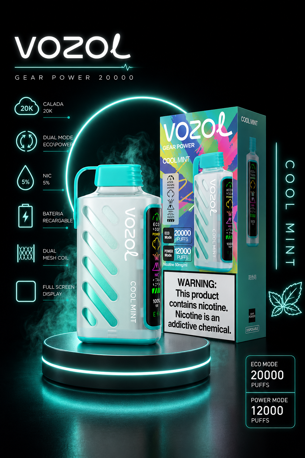 Vozol gear power 20000